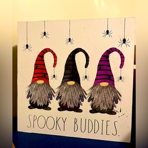 Rae Dunn Spooky Buddies fall sign